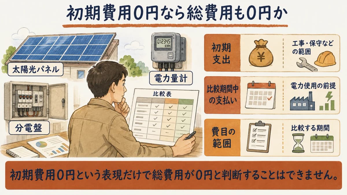 PPA太陽光のよくある質問を整理する図